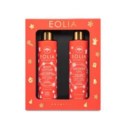 GIFT BOX BODY XMAS ΜΕΛΟΜΑΚΑΡΟΝΟ (BODY LOTION - SHOWER GEL)