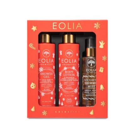 GIFT BOX BODY XMAS ΜΕΛΟΜΑΚΑΡΟΝΟ (BODY LOTION - SHOWER GEL- BODY MIST)